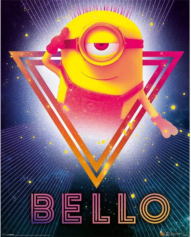 Pyramid Despicable Me 3 80s Bello Poster 40x50cm