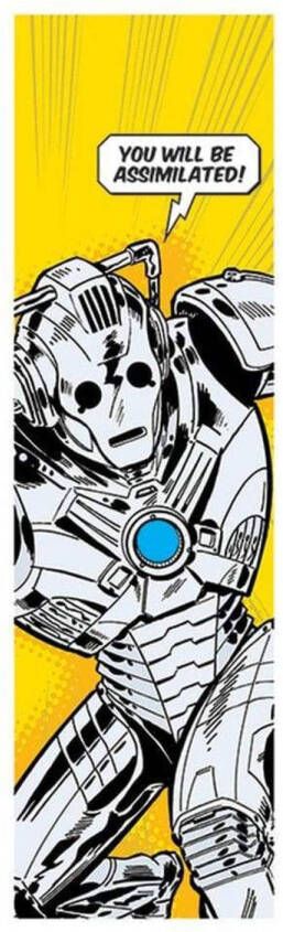 Pyramid Doctor Who Comic Cyberman Kunstdruk 33x95cm