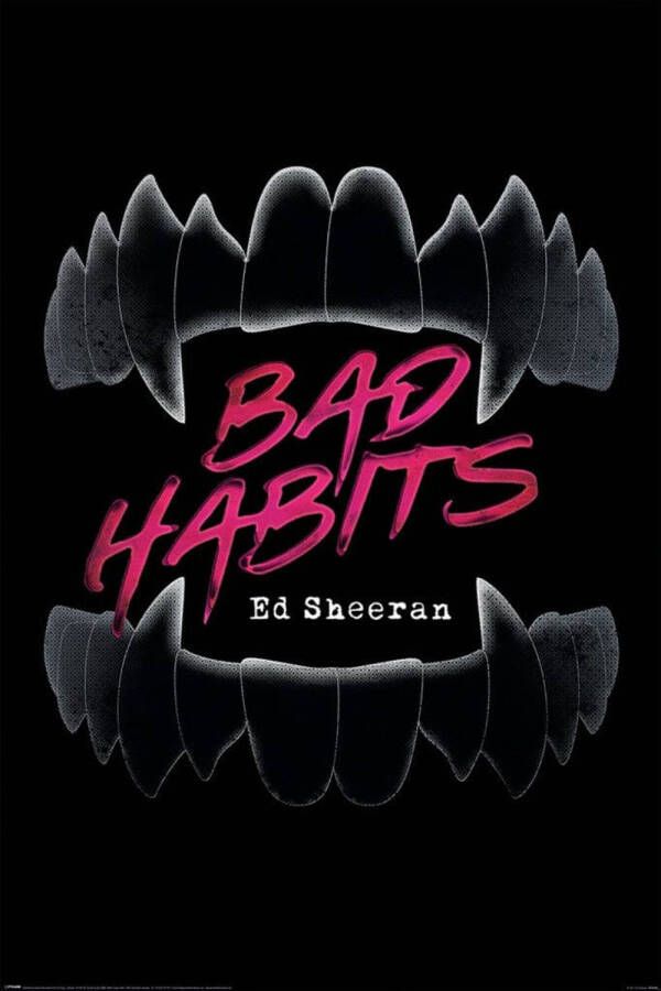 Pyramid Ed Sheeran Bad Habits Poster 61x91 5cm