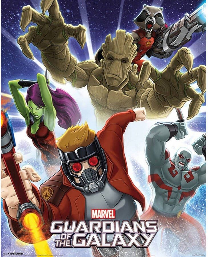 Pyramid Guardians Of The Galaxy Burst Poster 40x50cm