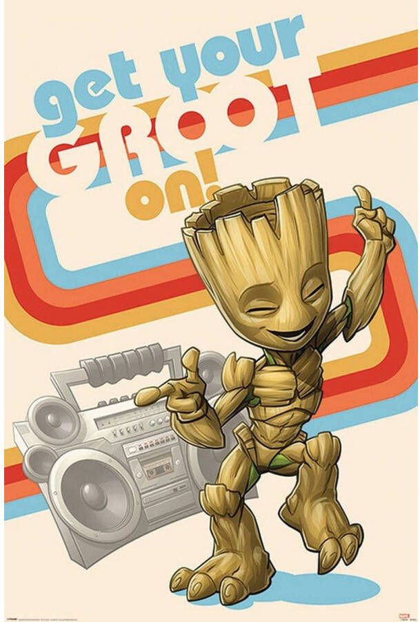 Pyramid Guardians of the Galaxy Get Your Groot On Poster 61x91 5cm