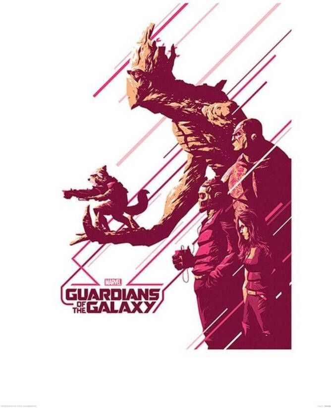 Pyramid Guardians of The Galaxy Stance Kunstdruk 60x80cm