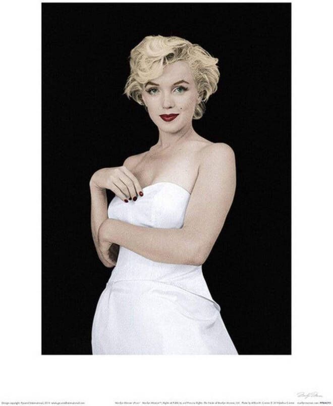 Pyramid Kunstdruk Marilyn Monroe Pose 30x40cm