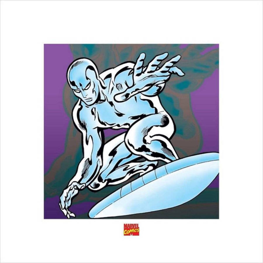 Pyramid Kunstdruk Silver Surfer Marvel Comics 40x40cm