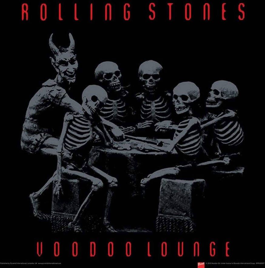 Pyramid Kunstdruk The Rolling Stones Voodoo Lounge 40x40cm