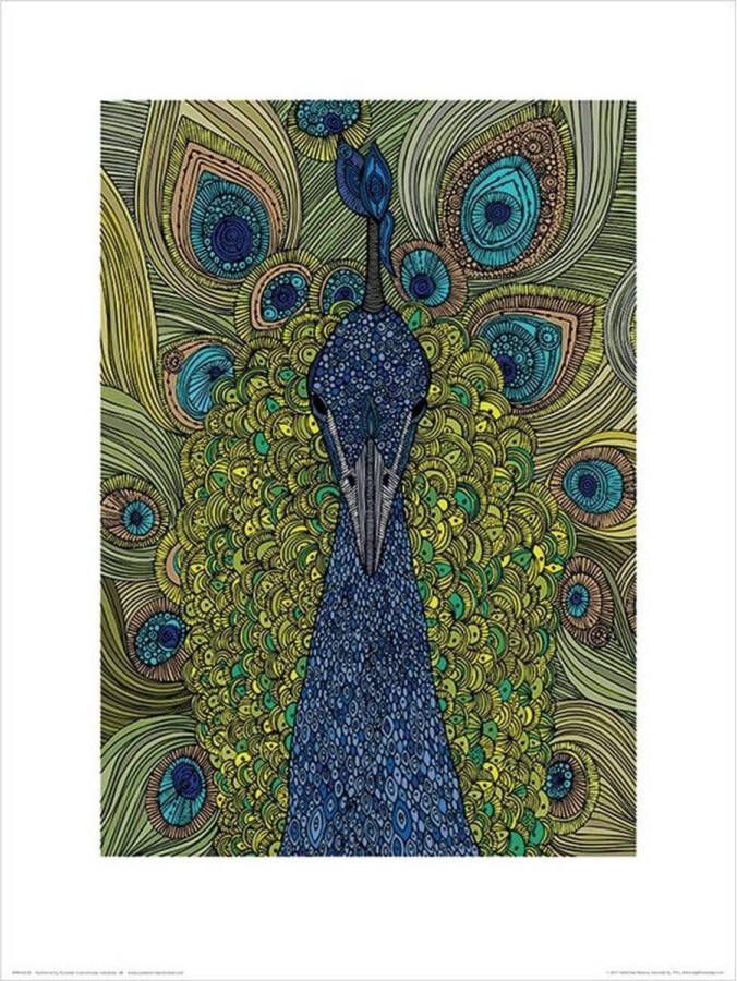 Pyramid Kunstdruk Valentina Ramos The Peacock 30x40cm