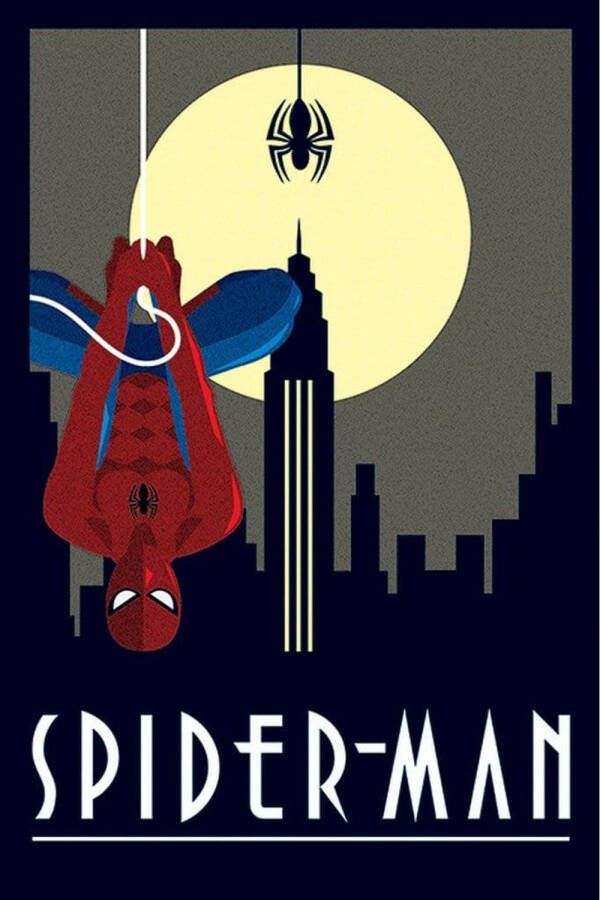 Pyramid Marvel Deco Spider-Man Hanging Poster 61x91 5cm