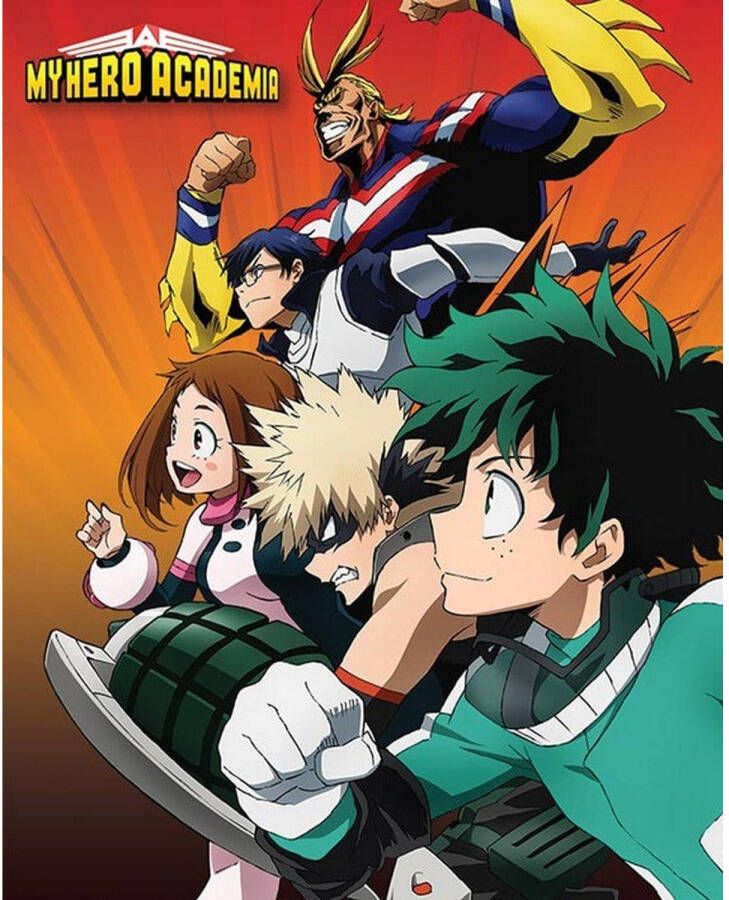 Pyramid My Hero Academia Heroes to Action Poster 40x50cm