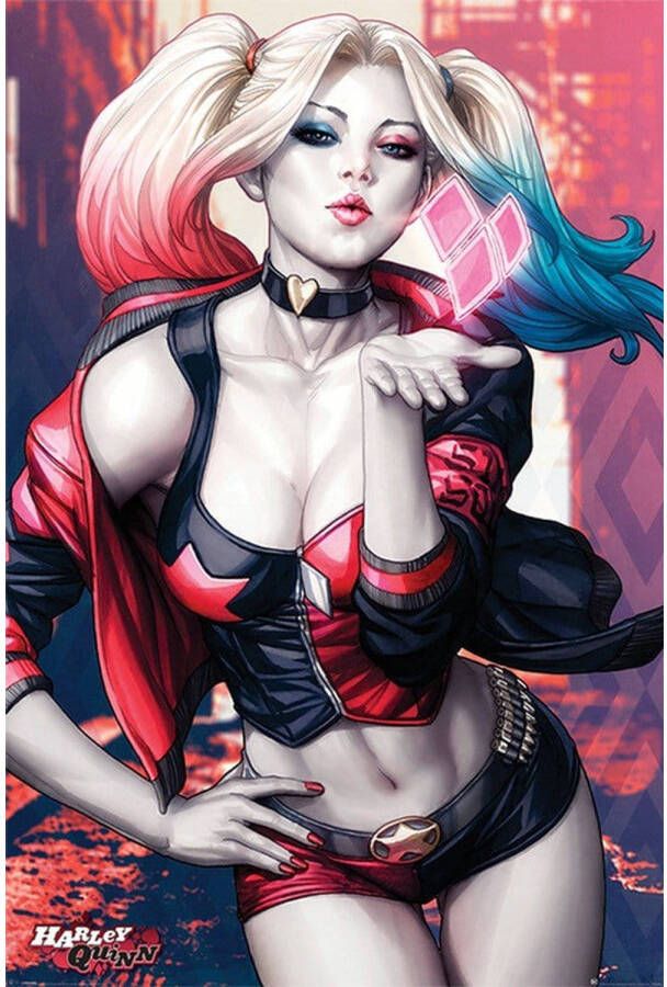 Pyramid Poster Batman Harley Quinn Kiss 61x91 5cm