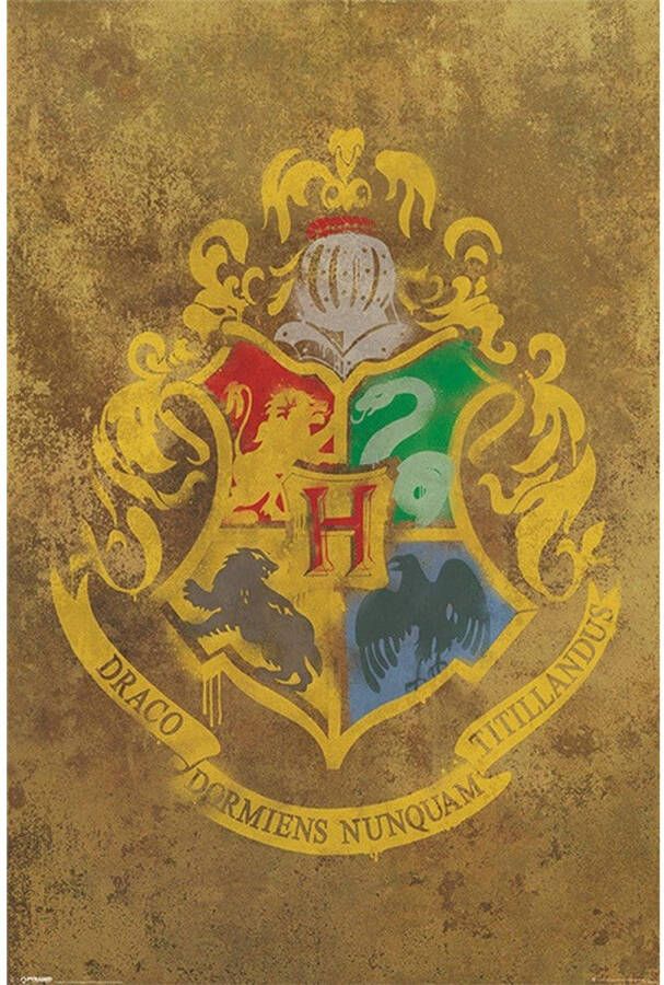 Pyramid Harry Potter Hogwarts Crest Poster 61x91 5cm - Foto 1