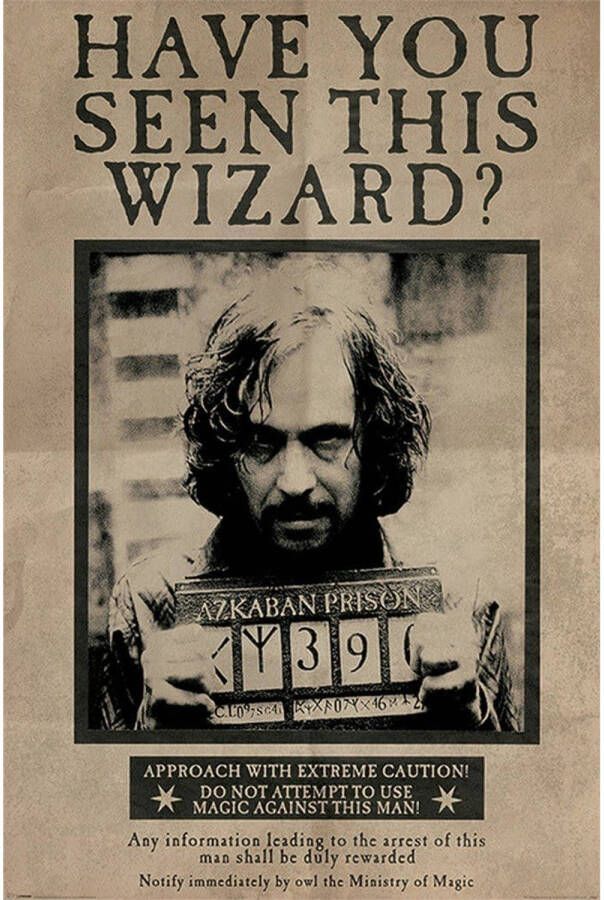 Pyramid Poster Harry Potter Wanted Sirius Black 61x91 5cm