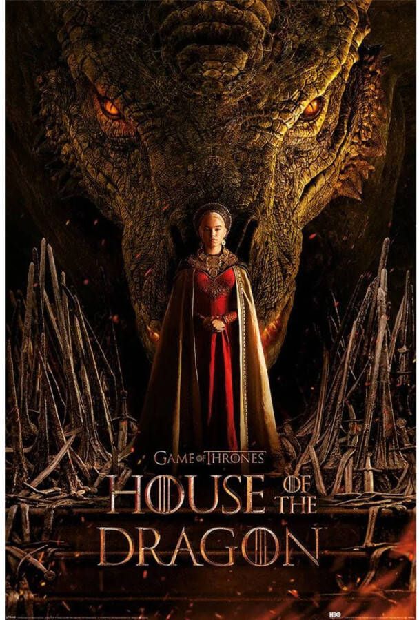 Pyramid House of the Dragon Throne Poster 61x91 5cm - Foto 1