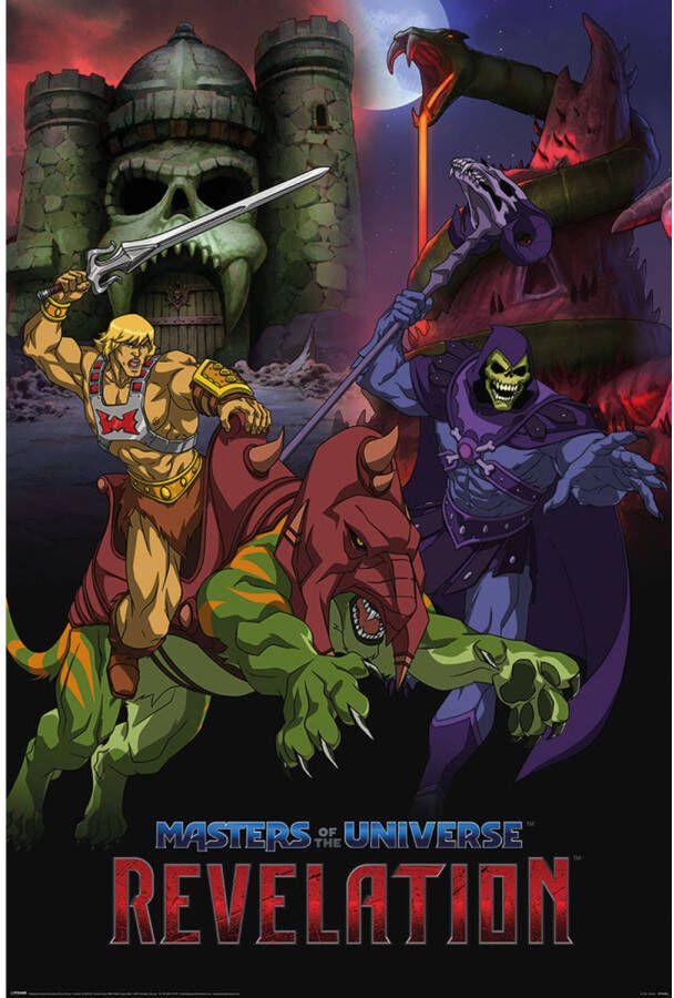 Pyramid Poster Masters of the Universe Revelation Good vs Evil 61x91 5cm