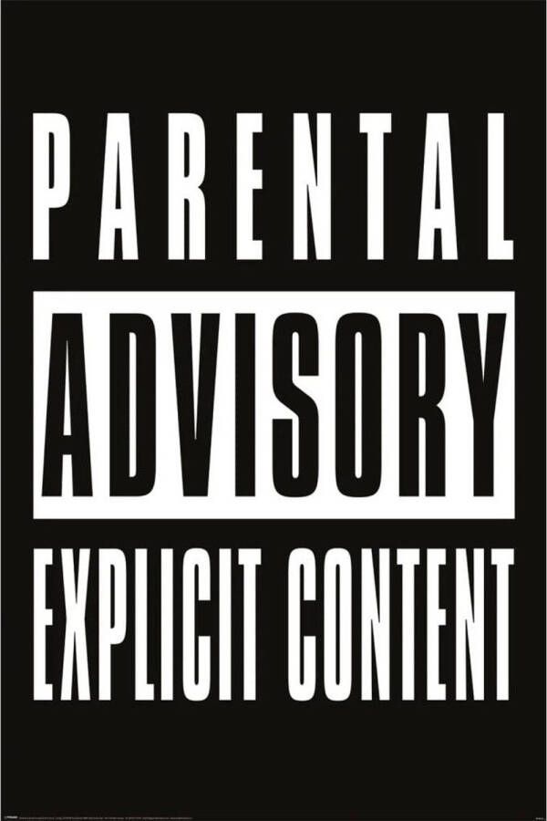 Pyramid Parental Advisory Explicit Content Poster 61x91 5cm - Foto 1