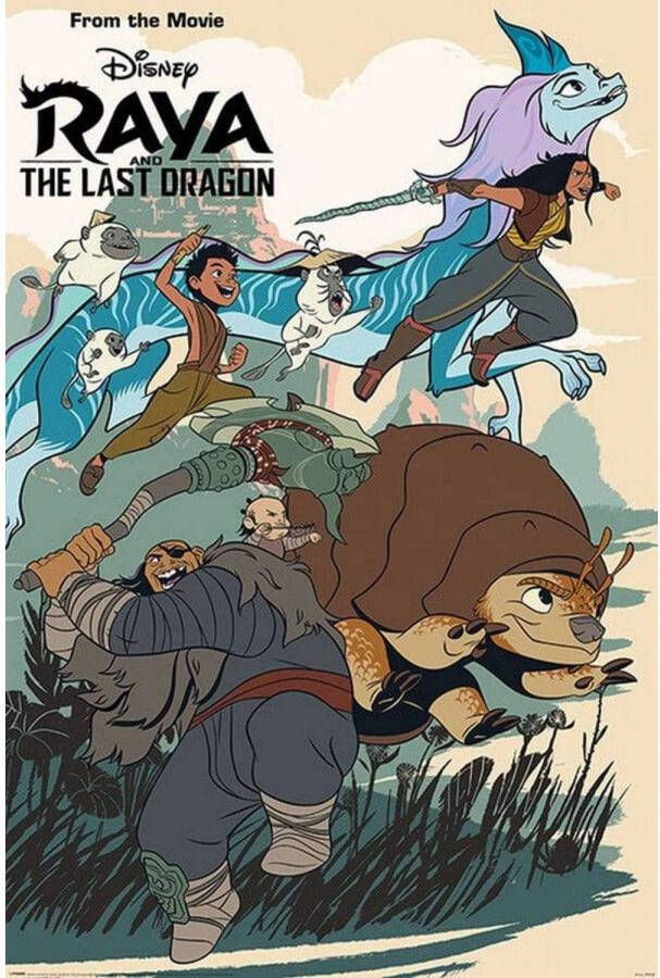 Pyramid Poster Raya and the Last Dragon Jumping Into Action 61x91 5cm