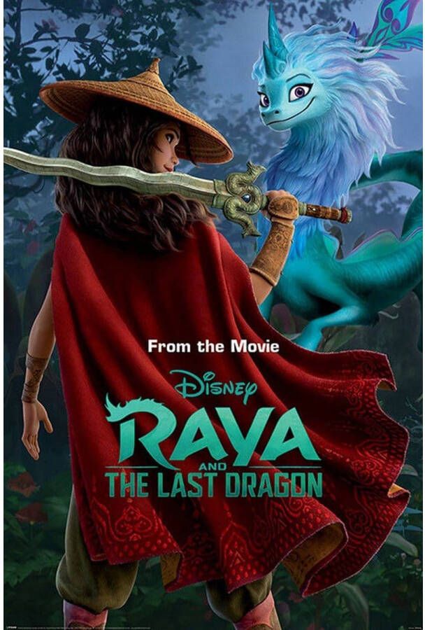Pyramid Poster Raya and the Last Dragon Warrior in the Wild 61x91 5cm