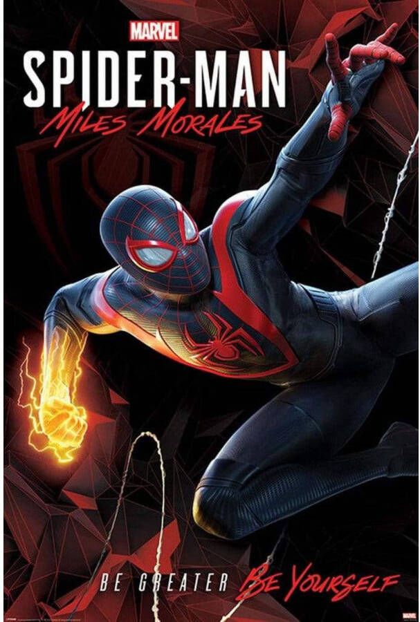 Pyramid Poster Spider-Man Miles Morales Cybernetic Swing 61x91 5cm