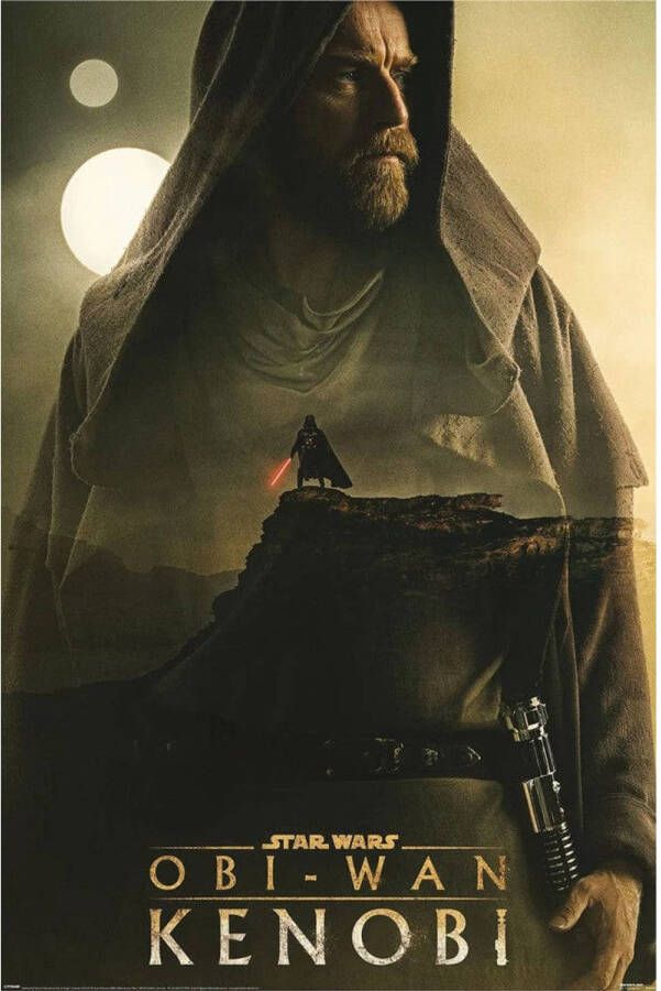 Pyramid Poster Star Wars Obi-Wan Kenobi Light vs Dark 61x91 5cm