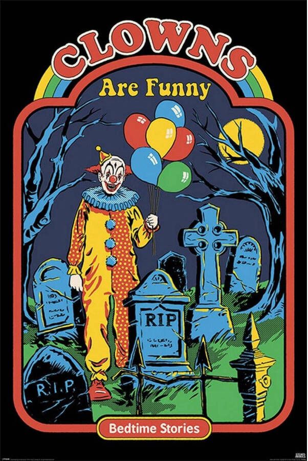 Pyramid Steven Rhodes Clowns are Funny Poster 61x91 5cm - Foto 1