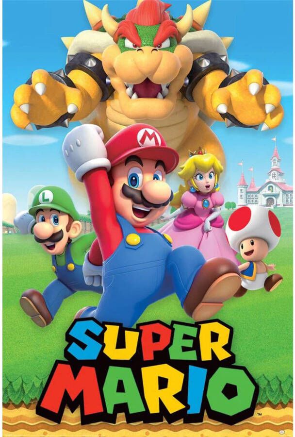 Pyramid Poster Super Mario Character Montage 61x91 5cm