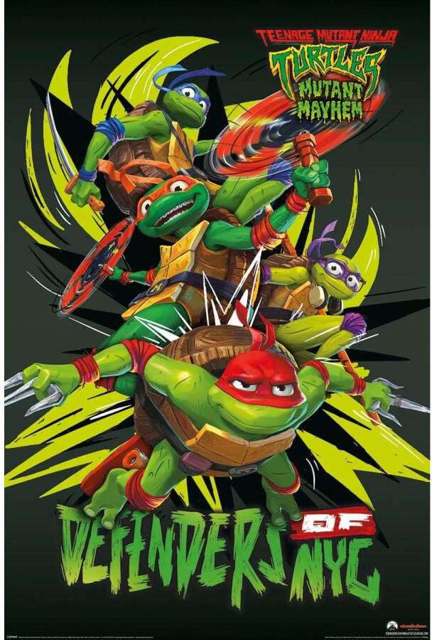 Pyramid Poster Teenage Mutant Ninja Turtles Mutant Mayhem 61x91 5cm