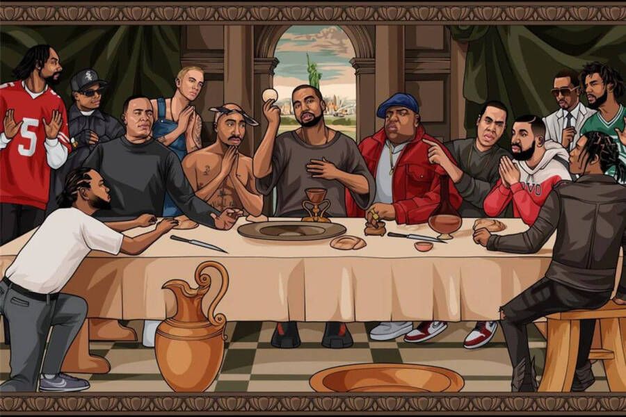 Pyramid Poster The Last Supper of Hip Hop 91 5x61cm