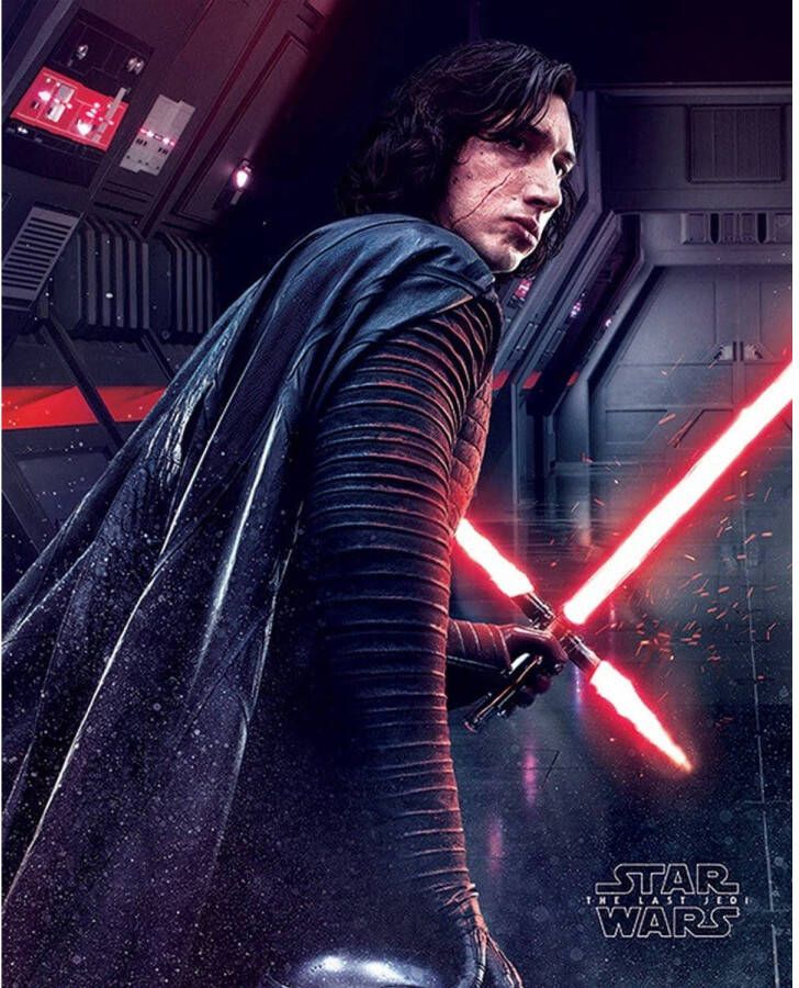 Pyramid Star Wars the Last Jedi Kylo Ren Rage Poster 40x50cm