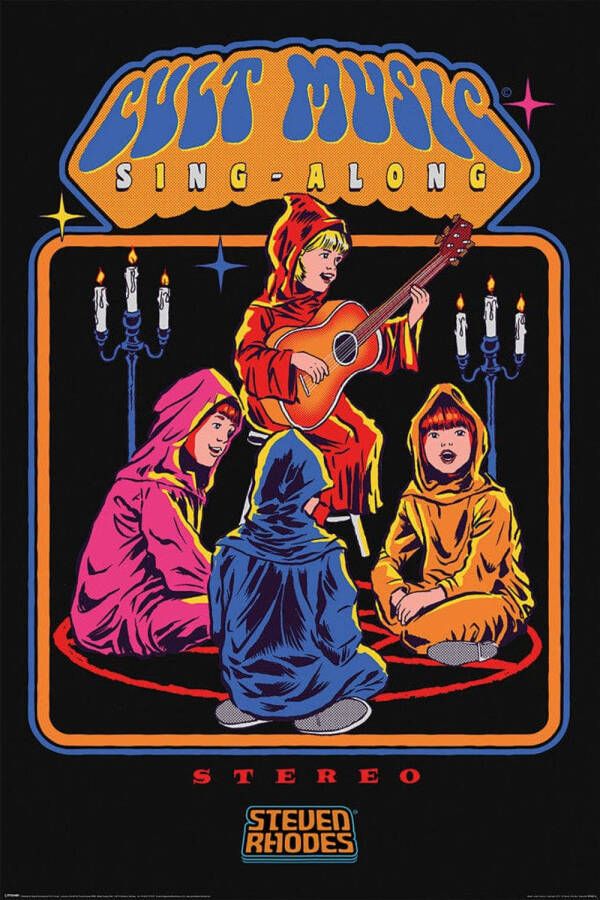 Pyramid Steven Rhodes Cult Music Sing-Along Poster 61x91 5cm