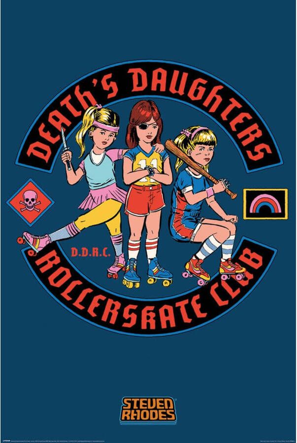 Pyramid Steven Rhodes Deaths Daughters Rollerskate Club Poster 61x91 5cm