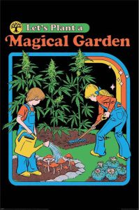 Pyramid Steven Rhodes Let&apos;s Plant A Magical Garden Poster 61x91 5cm
