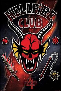 Pyramid Stranger Things 4 Hellfire Club Emblem Rift Poster 61x91 5cm