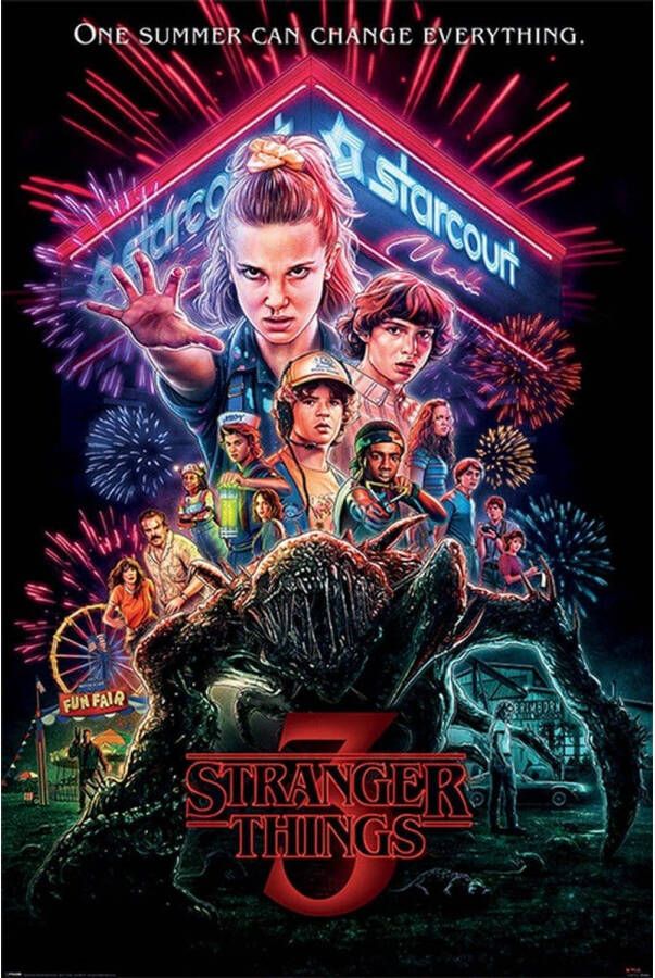Pyramid Stranger Things Summer of 85 Poster 61x91 5cm