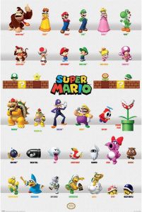 Pyramid Super Mario Character Parade Poster 61x91 5cm