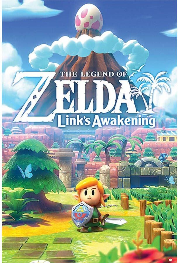 Pyramid The Legend of Zelda Links Awakening Poster 61x91 5cm