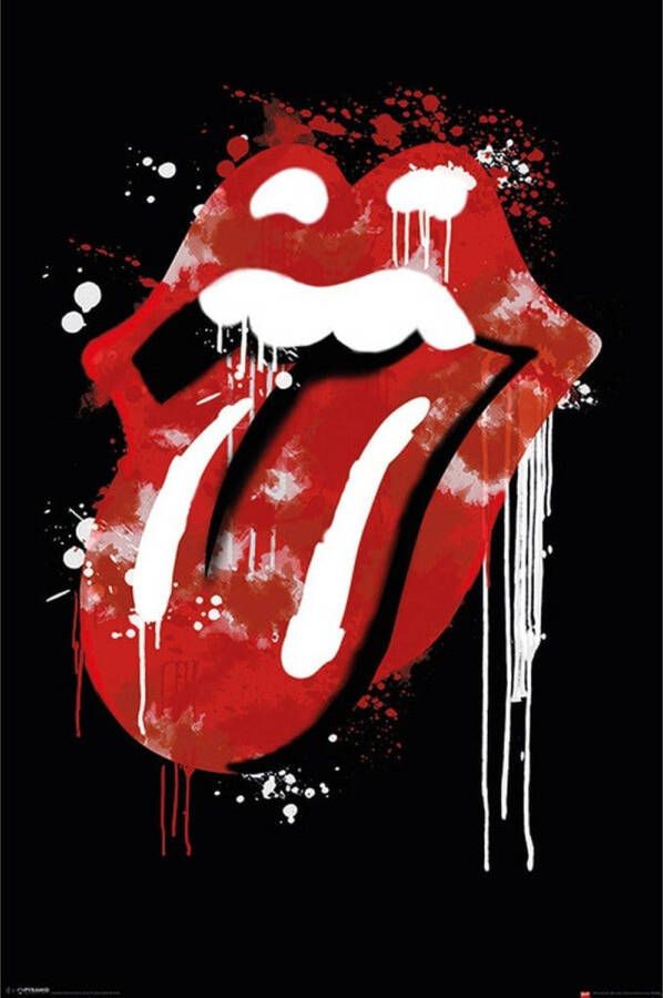 Pyramid The Rolling Stones Graffiti Lips Poster 61x91 5cm