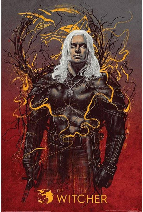 Pyramid The Witcher Geralt the Wolf Poster 61x91 5cm