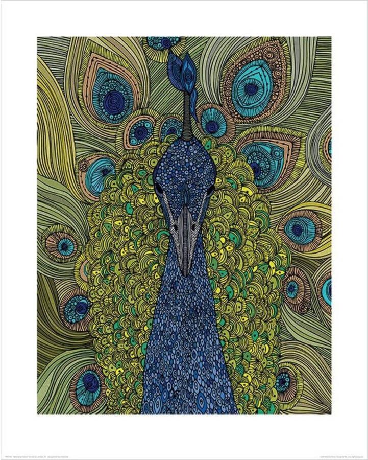 Pyramid Valentina Ramos The Peacock Kunstdruk 40x50cm