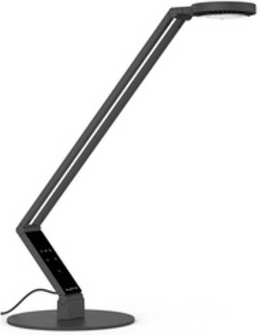 Durable LUCTRA Table Radial Base LED-bureaulamp biologisch effectief licht dimbaar wit aluminium