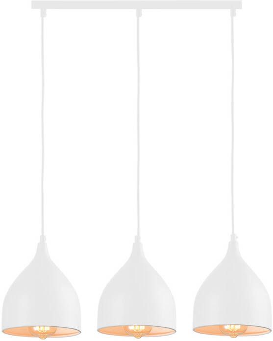 QUVIO Hanglamp 3-lichts wit QUV5061L-WHITE