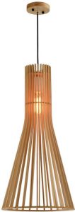 QUVIO Hanglamp Scandinavisch Kegelvormig van hout Kap: 30 x 60 cm