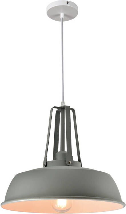 QUVIO Hanglamp rond grijs QUV5080L-GREY