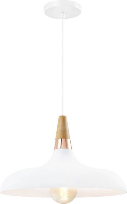 QUVIO Hanglamp rond wit QUV5137L-WHITE