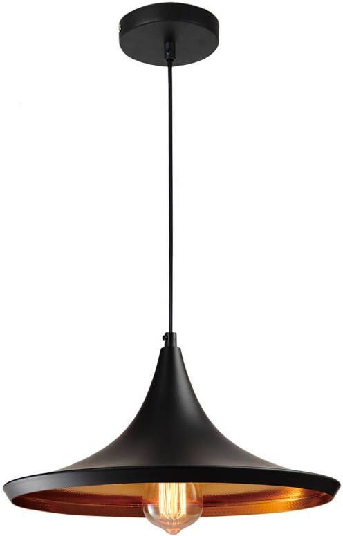 QUVIO Hanglamp rond zwart QUV5069L-BLACK