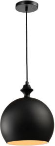 QUVIO Hanglamp modern Bolvormig metaal met knop Diameter 24 cm