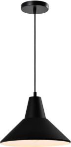 QUVIO Hanglamp retro Simplistisch design D 28 cm Zwart