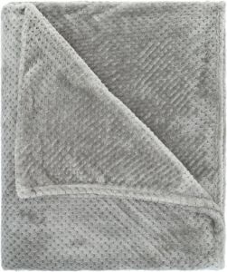QUVIO Plaid Fleece deken 200 x 230 cm