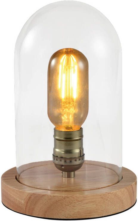 QUVIO Tafellamp met glazen stolp QUV5031L