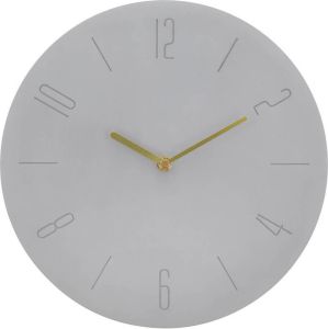 QUVIO Wandklok industrieel Beton Diameter 30 cm