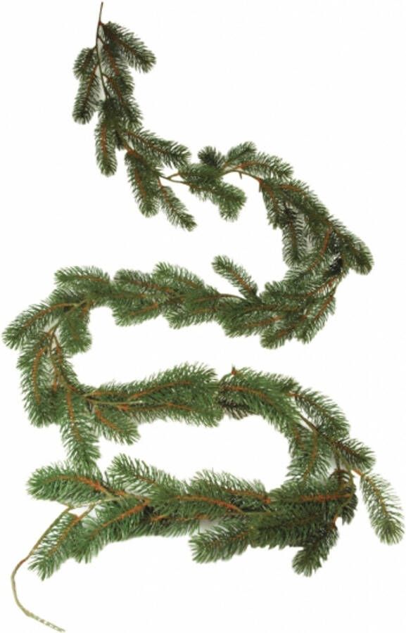 Rayher Hobby 1x Dennenslinger guirlande groen 180 cm Kerstslingers