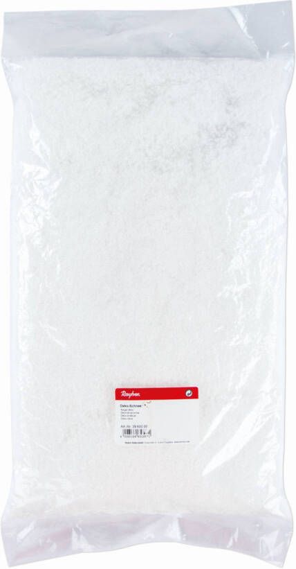 Rayher Hobby materialen kunstsneeuw nepsneeuw 8 liter wit Decoratiesneeuw